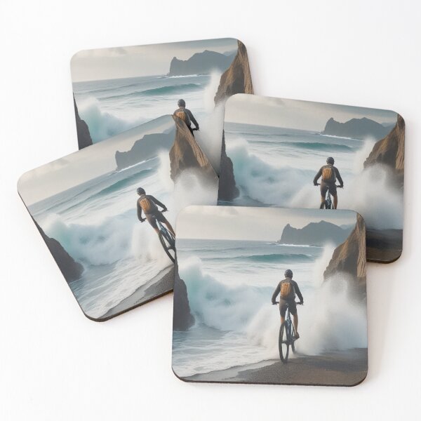 Item preview, A Young Man Cycling Along the Seashore designed and sold by islam gamal.