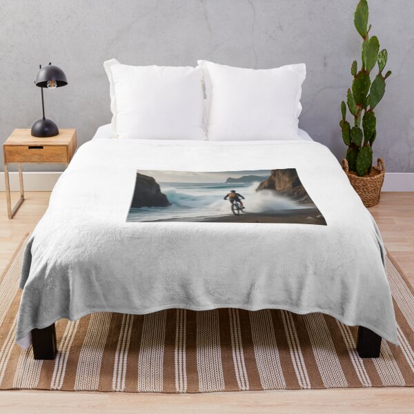 Item preview, A Young Man Cycling Along the Seashore designed and sold by islam gamal.