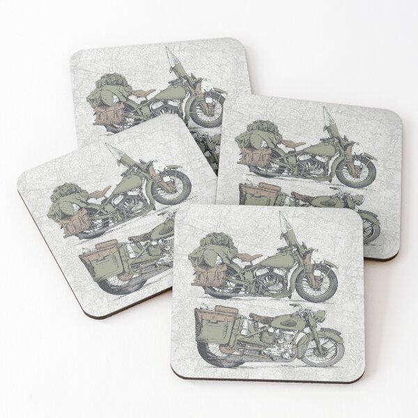 Item preview, Vintage Military Motorbikes designed and sold by AardvarkAnarchy.