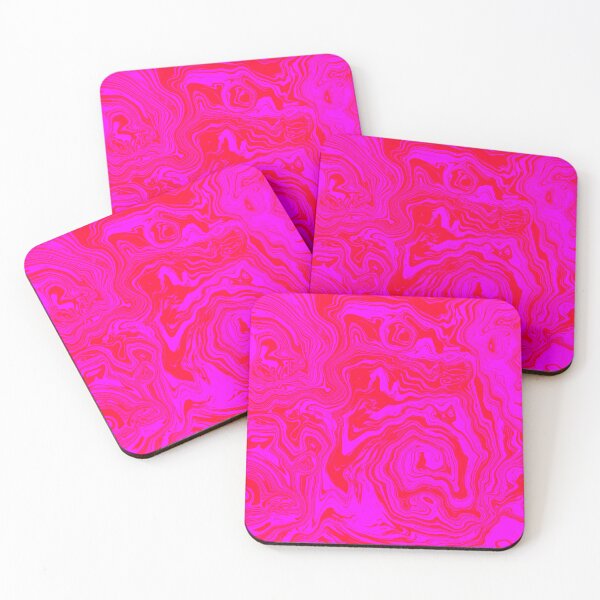 Item preview, Pink and Red Abstract Swirling Liquid Pattern designed and sold by IraNiva.