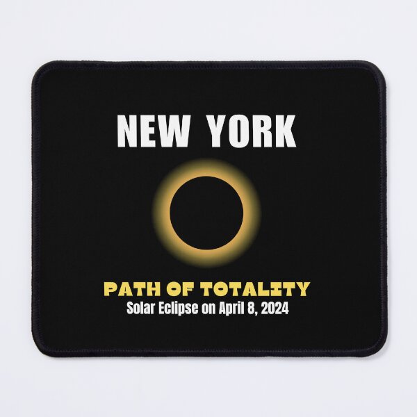 Item preview, New York Path Of Totality Solar Eclipse On April 8 2024 designed and sold by ANNINOART ⭐⭐⭐⭐⭐.