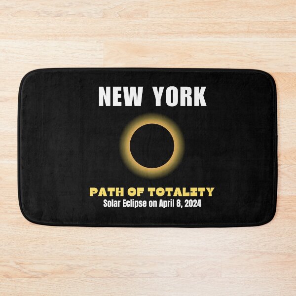 Item preview, New York Path Of Totality Solar Eclipse On April 8 2024 designed and sold by ANNINOART ⭐⭐⭐⭐⭐.