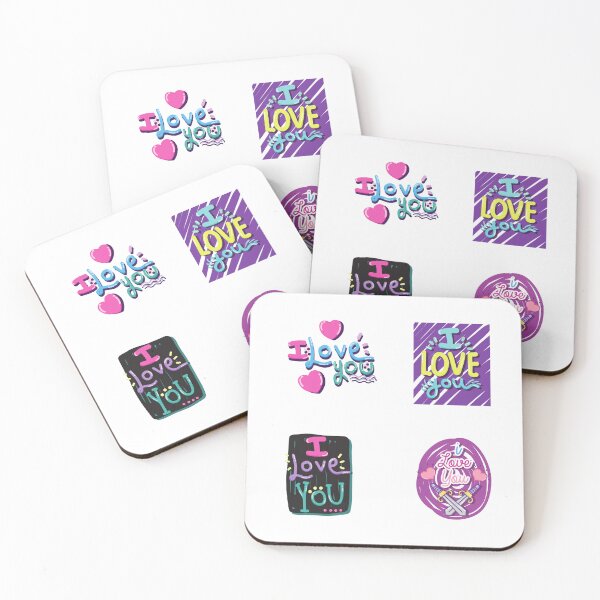 Item preview, four cute ways to say I love you to that person important to you designed and sold by huape.