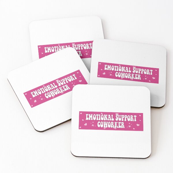 Item preview, emotional support coworker funny bumper designed and sold by BUMPER-STICKERS.
