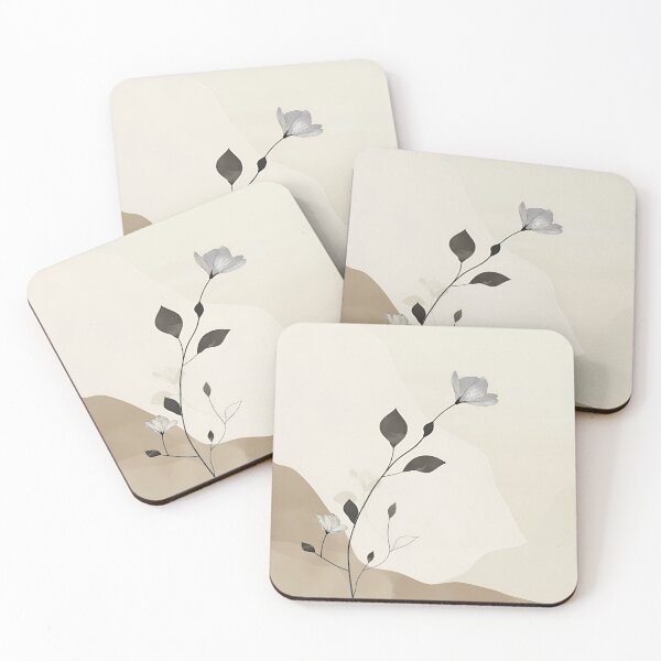 Item preview, Minimal flower art designed and sold by Cattlynn.