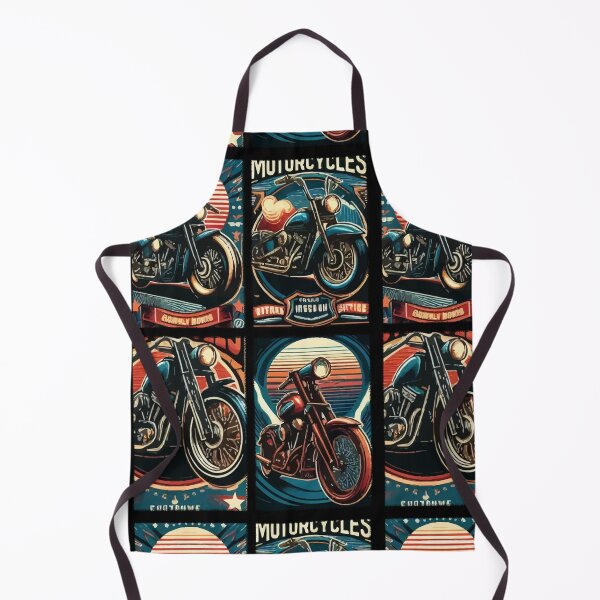 Item preview, Motorcycles, american chopper, 80s retro poster designed and sold by Pretzel-G92.