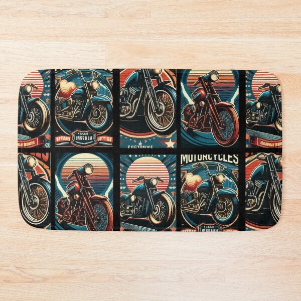 Item preview, Motorcycles, american chopper, 80s retro poster designed and sold by Pretzel-G92.