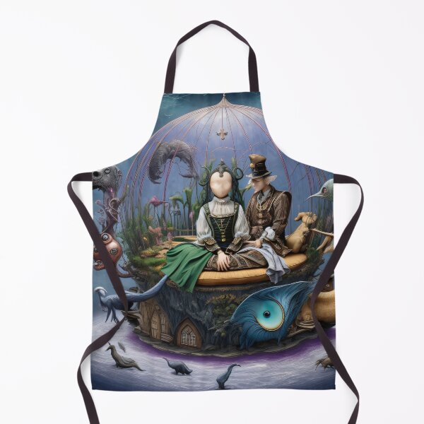 Item preview, Surreal Faceless Girl on a Magic Boat designed and sold by MadnessEnvelope.