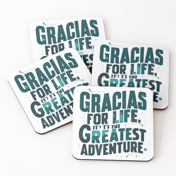 Item preview, Gracias: Embracing Life’s Greatest Adventure designed and sold by HOMEDESIGNPRINT.