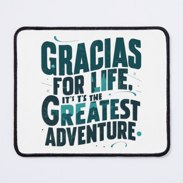 Item preview, Gracias: Embracing Life’s Greatest Adventure designed and sold by HOMEDESIGNPRINT.