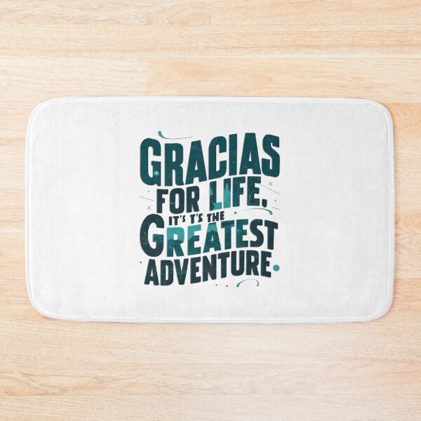 Item preview, Gracias: Embracing Life’s Greatest Adventure designed and sold by HOMEDESIGNPRINT.