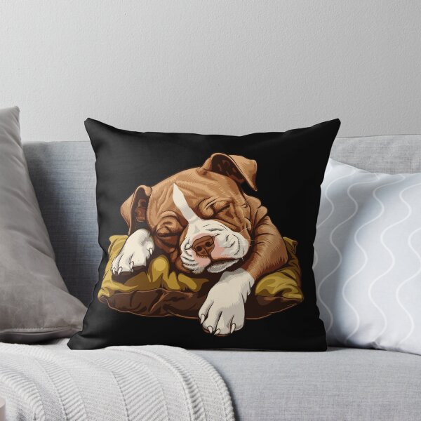 Item preview, Sleeping American Staffordshire Terrier puppy designed and sold by drizzd.