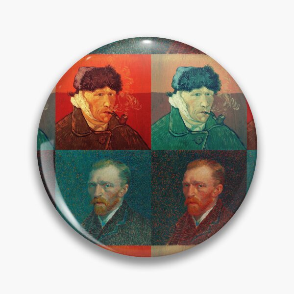 Item preview, Stereoscopic 3D Cross-eyed Vincent Van Gogh Self-Portrait in color Magic Eye. designed and sold by Uruguay3Dy360.