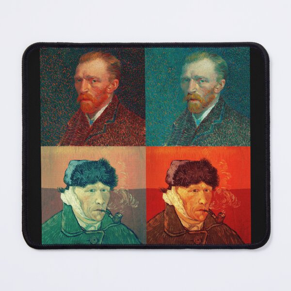 Item preview, Stereoscopic 3D Cross-eyed Vincent Van Gogh Self-Portrait in color Magic Eye. designed and sold by Uruguay3Dy360.