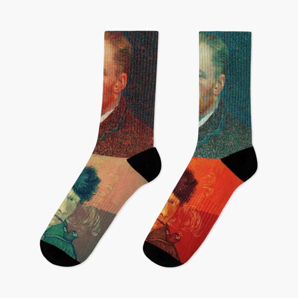Item preview, Stereoscopic 3D Cross-eyed Vincent Van Gogh Self-Portrait in color Magic Eye. designed and sold by Uruguay3Dy360.