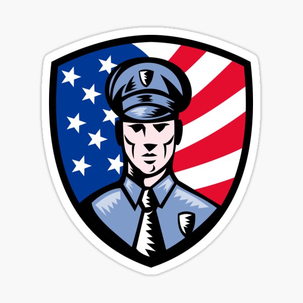 24 Stickers Distintivo Polizia - Annikids