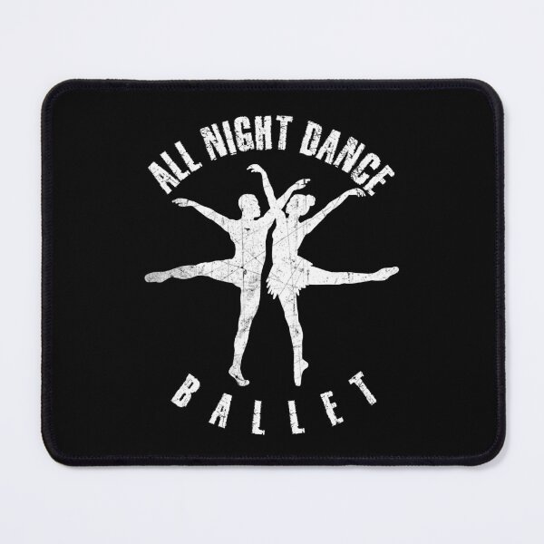 Item preview, White silhouette of a couple dancing ballet designed and sold by HarridanCreates.