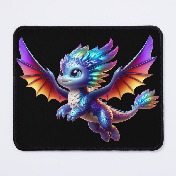 Item preview, Cute Blue Chibi Dragon designed and sold by CHIBI_POPZ.