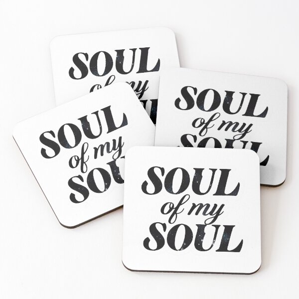 Item preview, Soul Of My Soul Black Bold Sparkling Typography Logo Design designed and sold by WatermelonPink.
