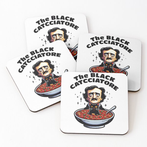 Item preview, Edgar Allan Poe The Black Cat Catcciatore designed and sold by PoeandCoLit.