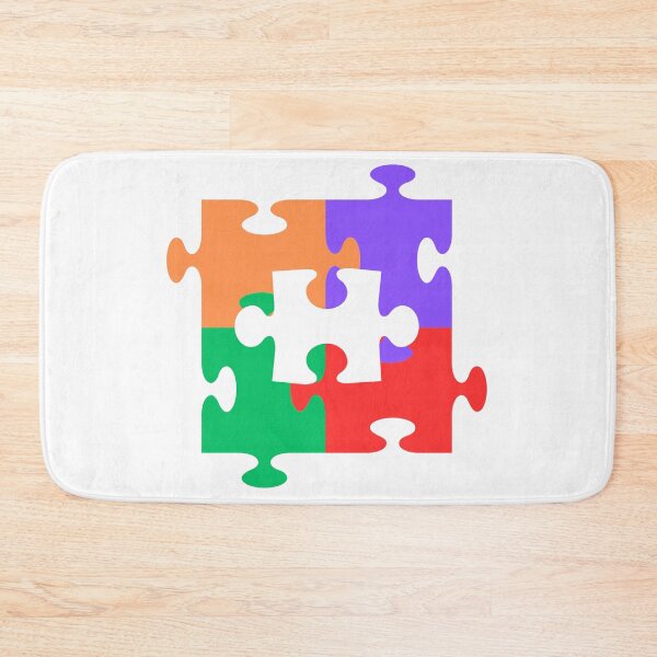 Item preview, Colorful Puzzle Pieces designed and sold by designlee.