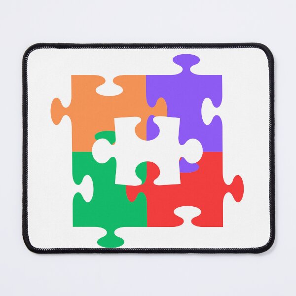 Item preview, Colorful Puzzle Pieces designed and sold by designlee.