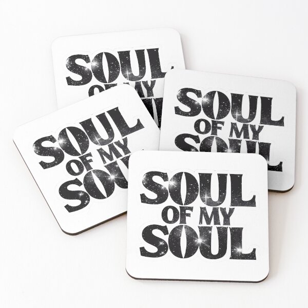 Item preview, 'Soul Of My Soul' Black Bold Very Sparkly Typography Logo Design designed and sold by WatermelonPink.