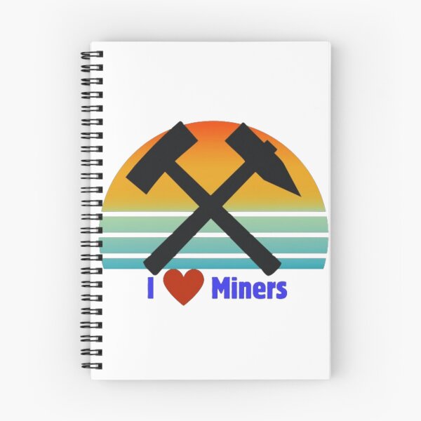 Item preview, I love Miners - Retro Miners Print designed and sold by TGAL2.