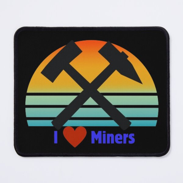 Item preview, I love Miners - Retro Miners Print designed and sold by TGAL2.