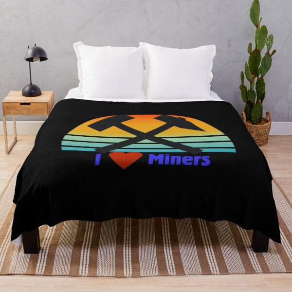 Item preview, I love Miners - Retro Miners Print designed and sold by TGAL2.