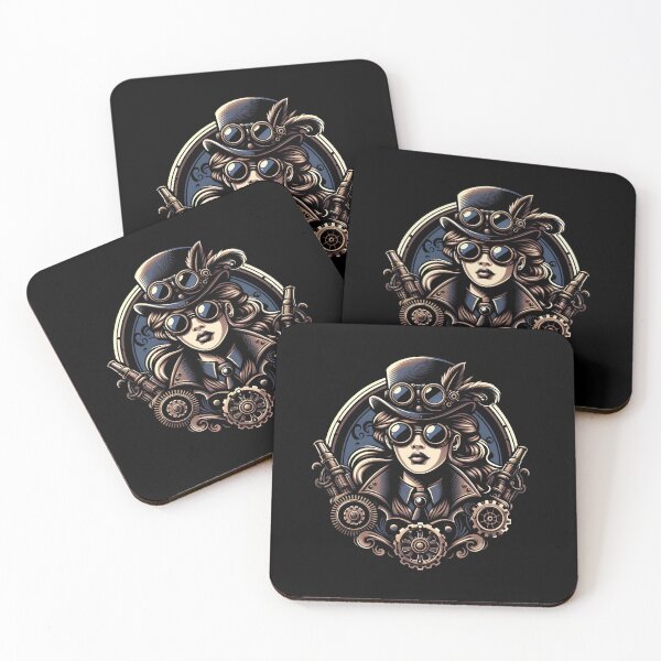 Item preview,  Steampunk Woman Vintage Retro Style designed and sold by MusesWhispers.