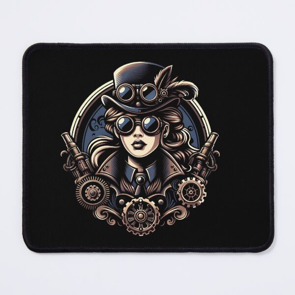 Item preview, Steampunk Woman Vintage Retro Style designed and sold by MusesWhispers.