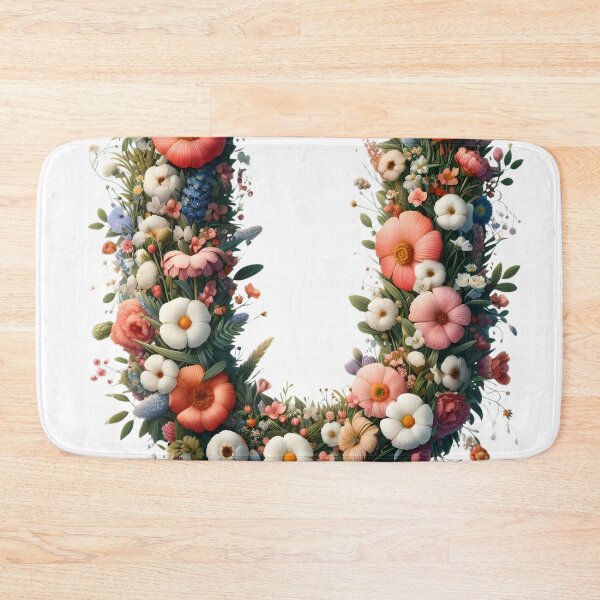 Item preview, Letter “U” containing flowers designed and sold by yeekazar.