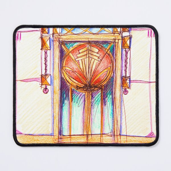 Item preview, Sunset door. design by Tereza Del Pilar designed and sold by Tereza Pilar Art.