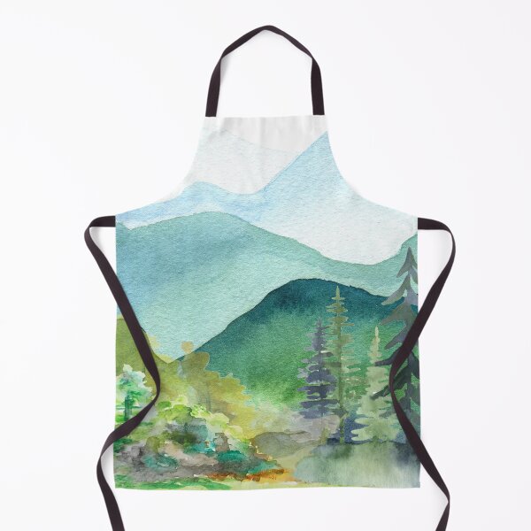 Artikelvorschau, Aquarell Berge entworfen und verkauft von tomorrowsart.