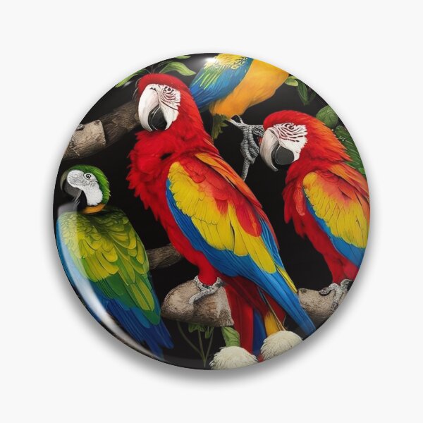Item preview, Stylish macaw parrots designed and sold by DunuStore.