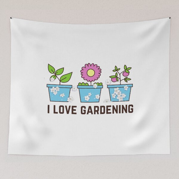 Item preview,  love gardening! ideas | planting flowers ,blue and green. designed and sold by khalidteez.