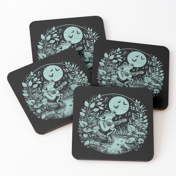 Item preview, Toad Playing The Guitar Nature Pond designed and sold by RR-Arts.