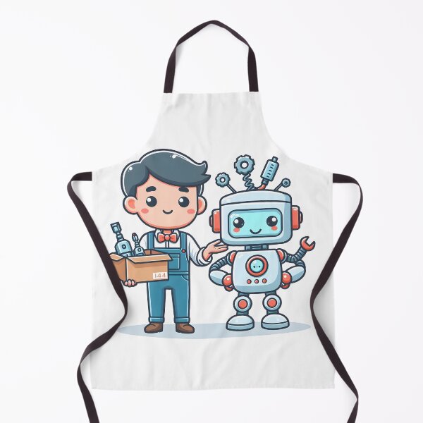 Item preview, Kawaii Robotics Engineer With Bow Tie designed and sold by CanvasCutie.