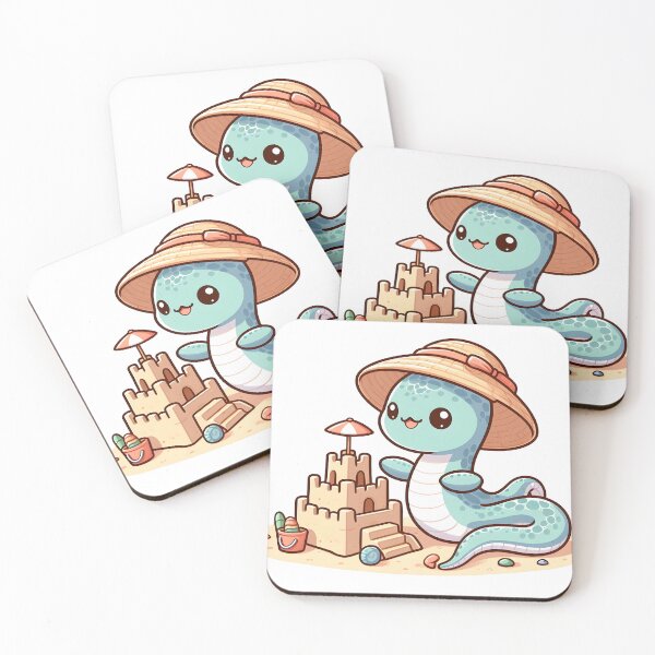 Item preview, Kawaii Cuddly Hydra: Wearing A Sun Hat designed and sold by CanvasCutie.