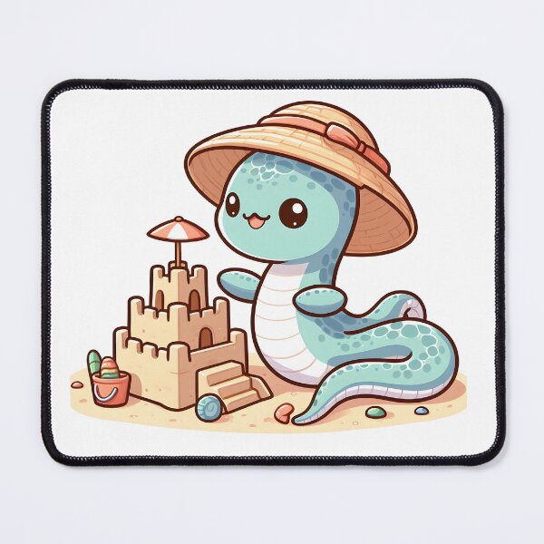 Item preview, Kawaii Cuddly Hydra: Wearing A Sun Hat designed and sold by CanvasCutie.