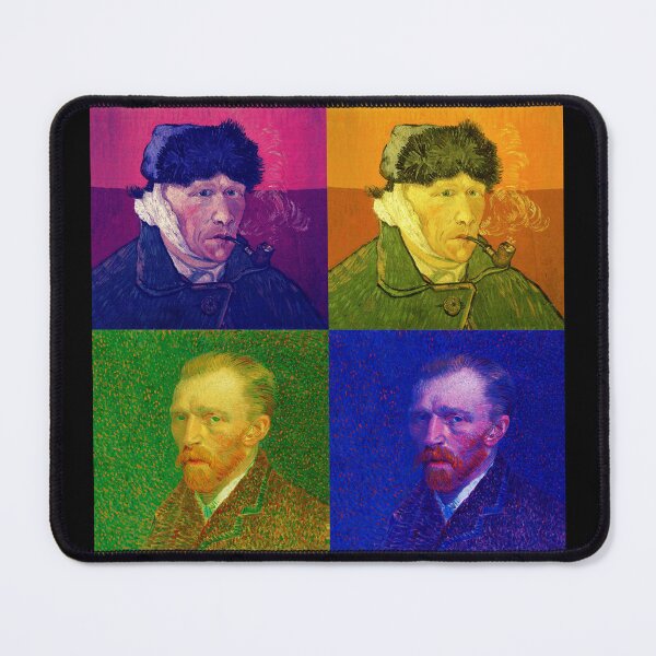Item preview, Vincent Van Gogh Self-Portrait - Stereoscopic 3D Cross-eyed in color Magic Eye. designed and sold by Uruguay3Dy360.