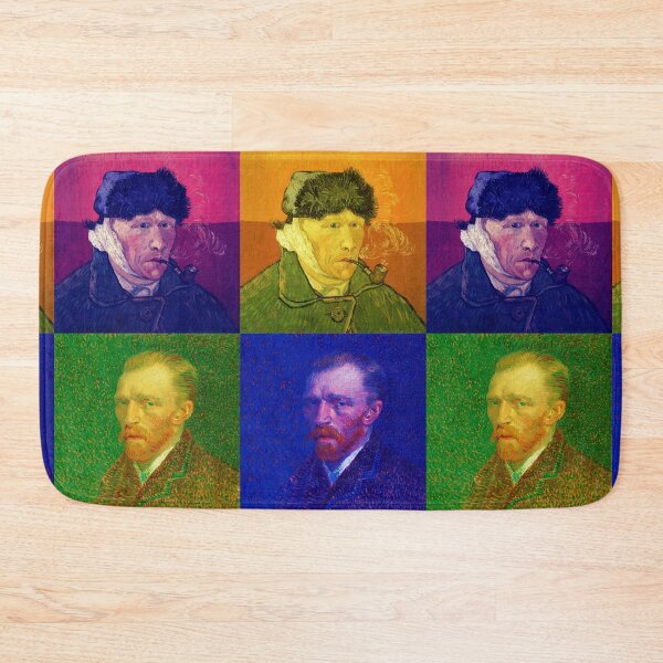 Item preview, Vincent Van Gogh Self-Portrait - Stereoscopic 3D Cross-eyed in color Magic Eye. designed and sold by Uruguay3Dy360.
