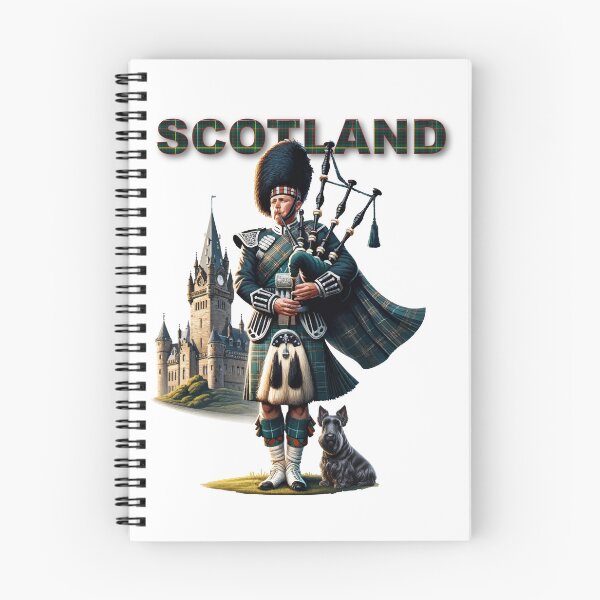 Item preview, Scottish Bagpipe player with Scottish Terrier designed and sold by NPStudio.
