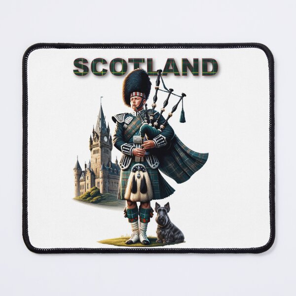 Item preview, Scottish Bagpipe player with Scottish Terrier designed and sold by NPStudio.