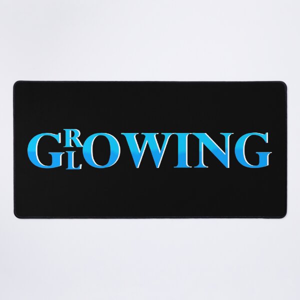 Item preview, Growing glowing in light blue designed and sold by Kalpa.