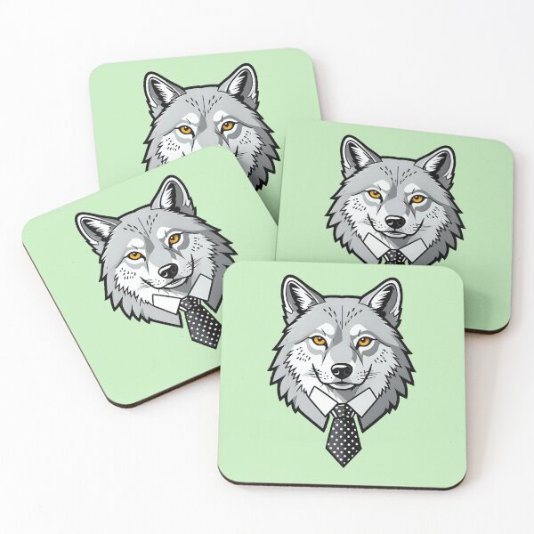 Item preview, Wolf wearing tie designed and sold by PragmaticP.