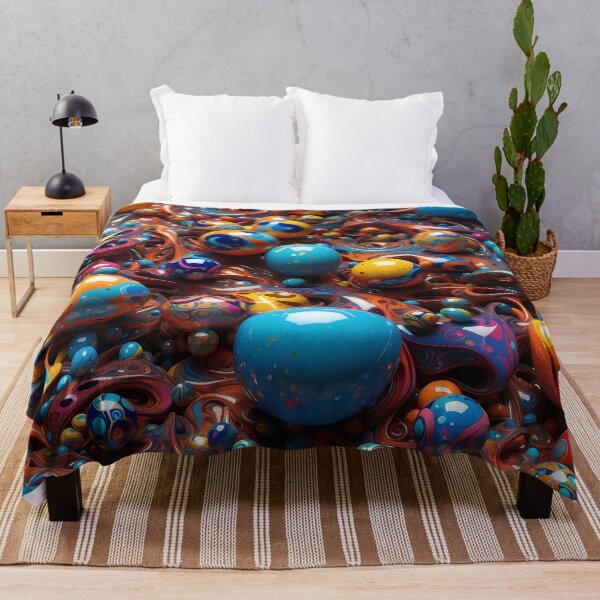 Item preview, Cosmic Marbles - A Universe of Colorful Chaos designed and sold by ArtComixHaven.