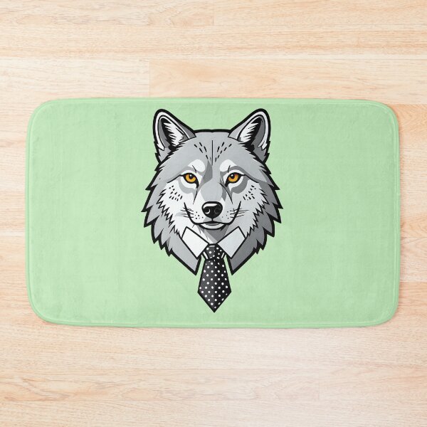 Item preview, Wolf wearing tie designed and sold by PragmaticP.