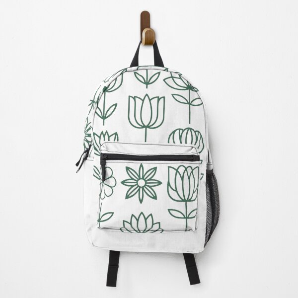 Item preview, green flowers designed and sold by bukajart.